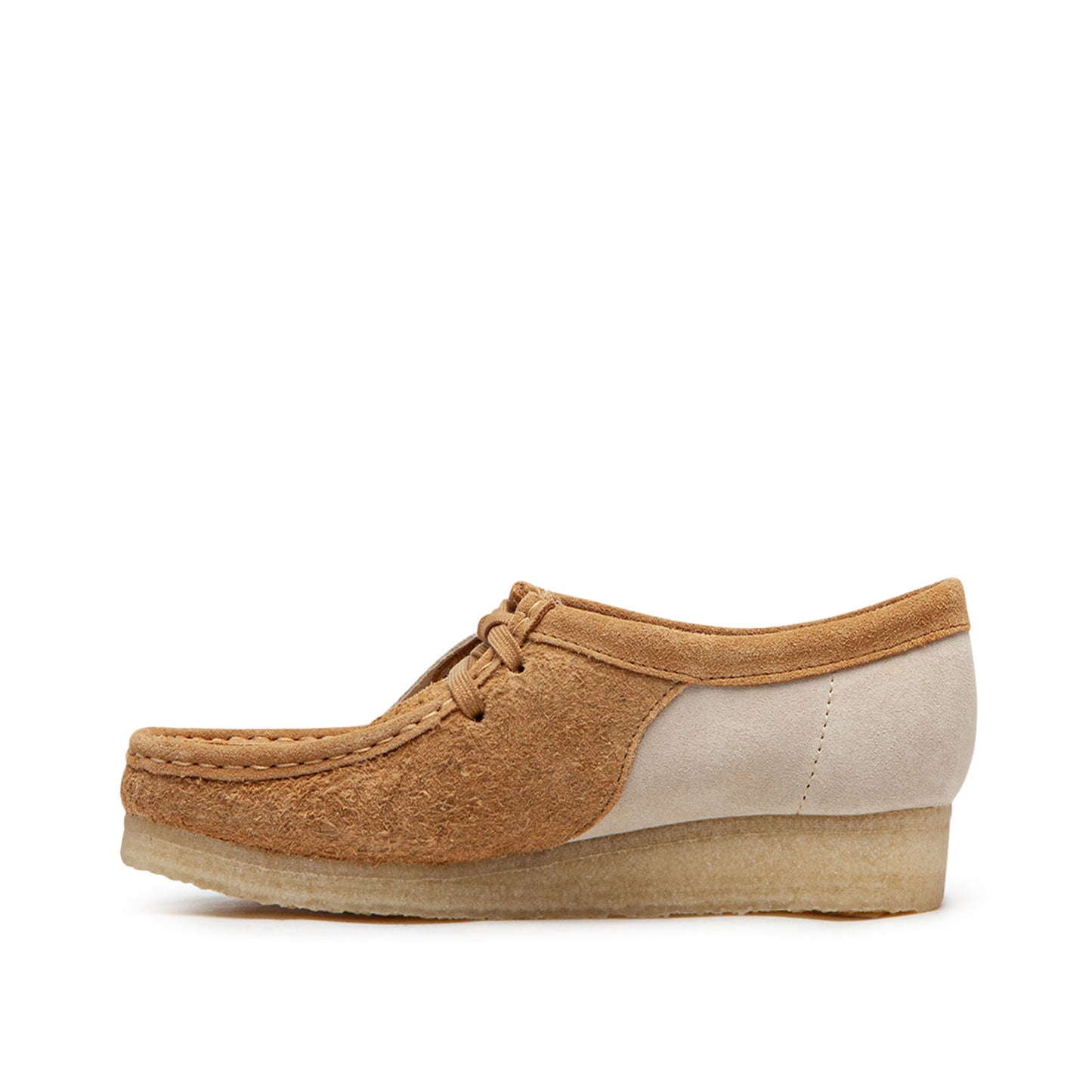 Clarks Wmns Wallabee "Mid Tan" Combi (Beige) - Allike Store