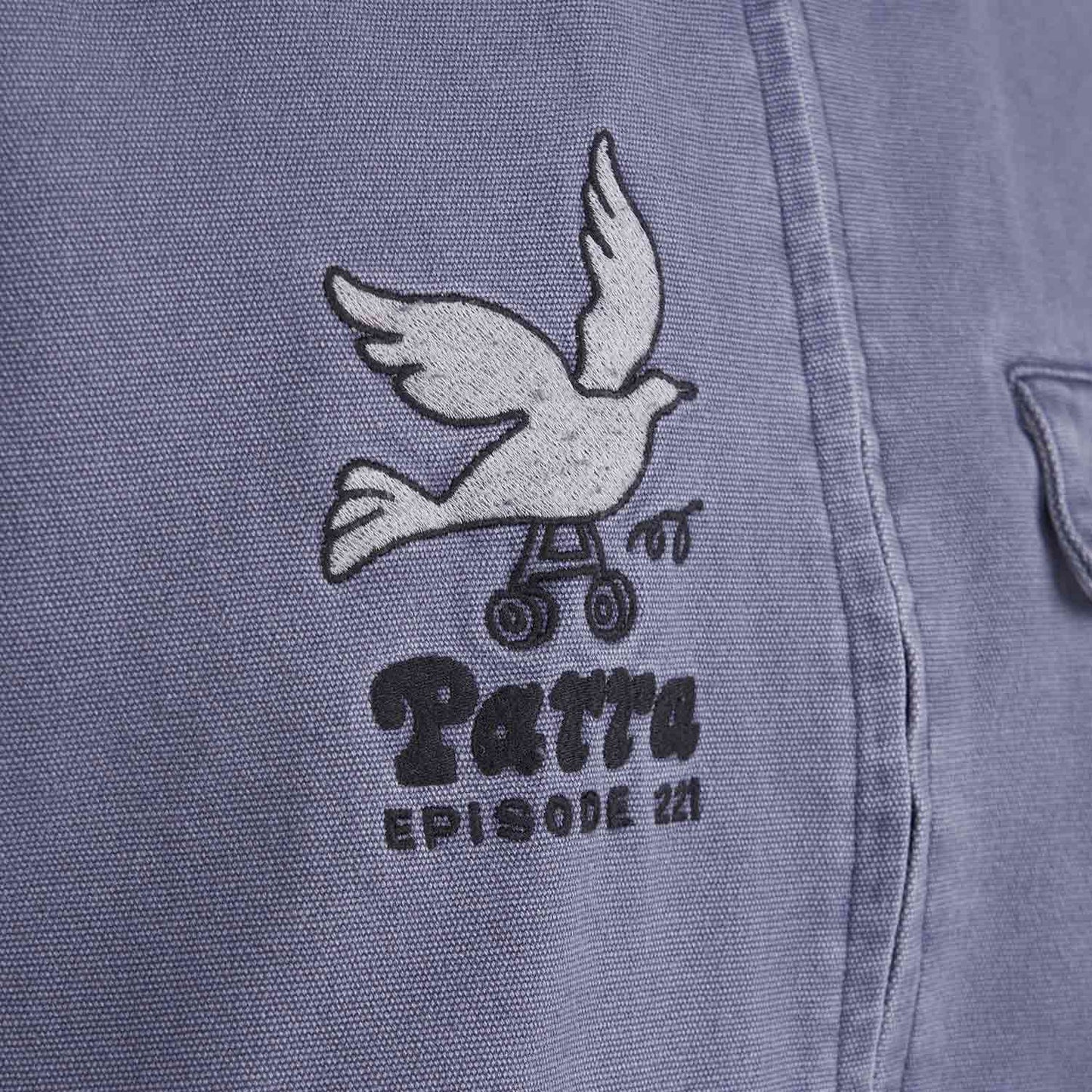by Parra Twilled Bird Wheel Jacket (Grau) - Allike Store