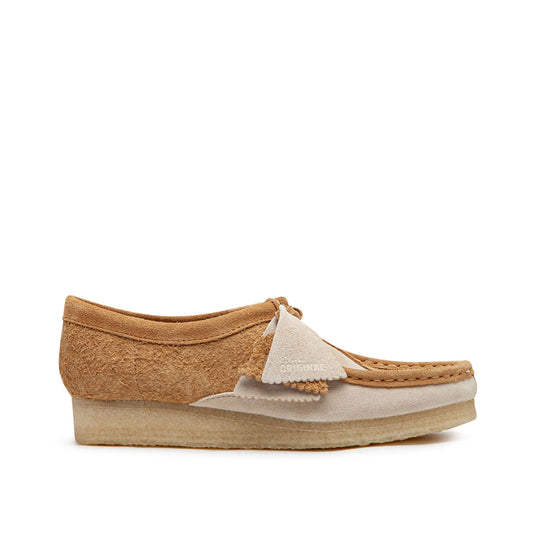 Clarks Wmns Wallabee "Mid Tan" Combi (Beige)  - Allike Store