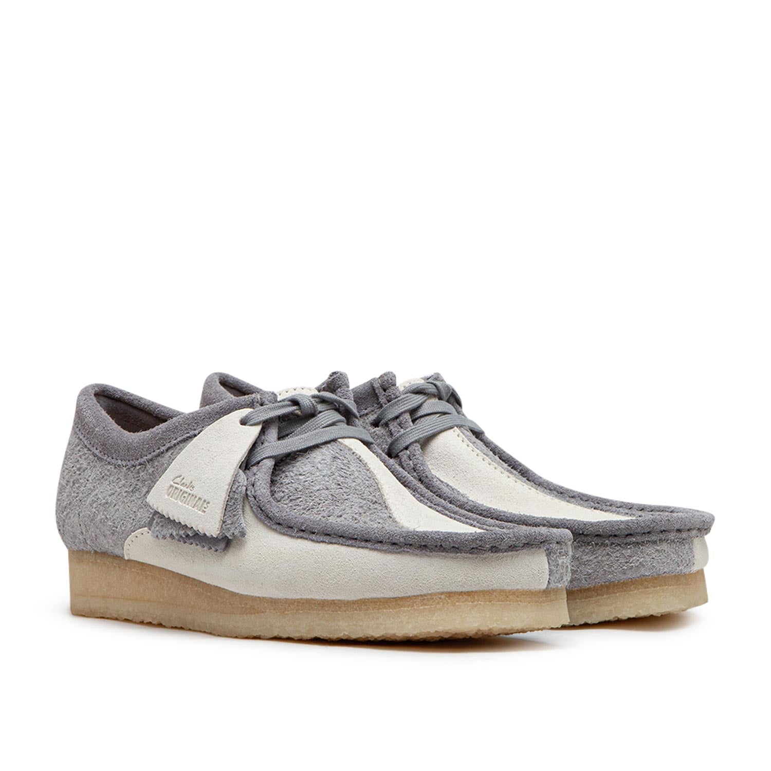 Clarks Wallabee (Grau / Creme)  - Allike Store