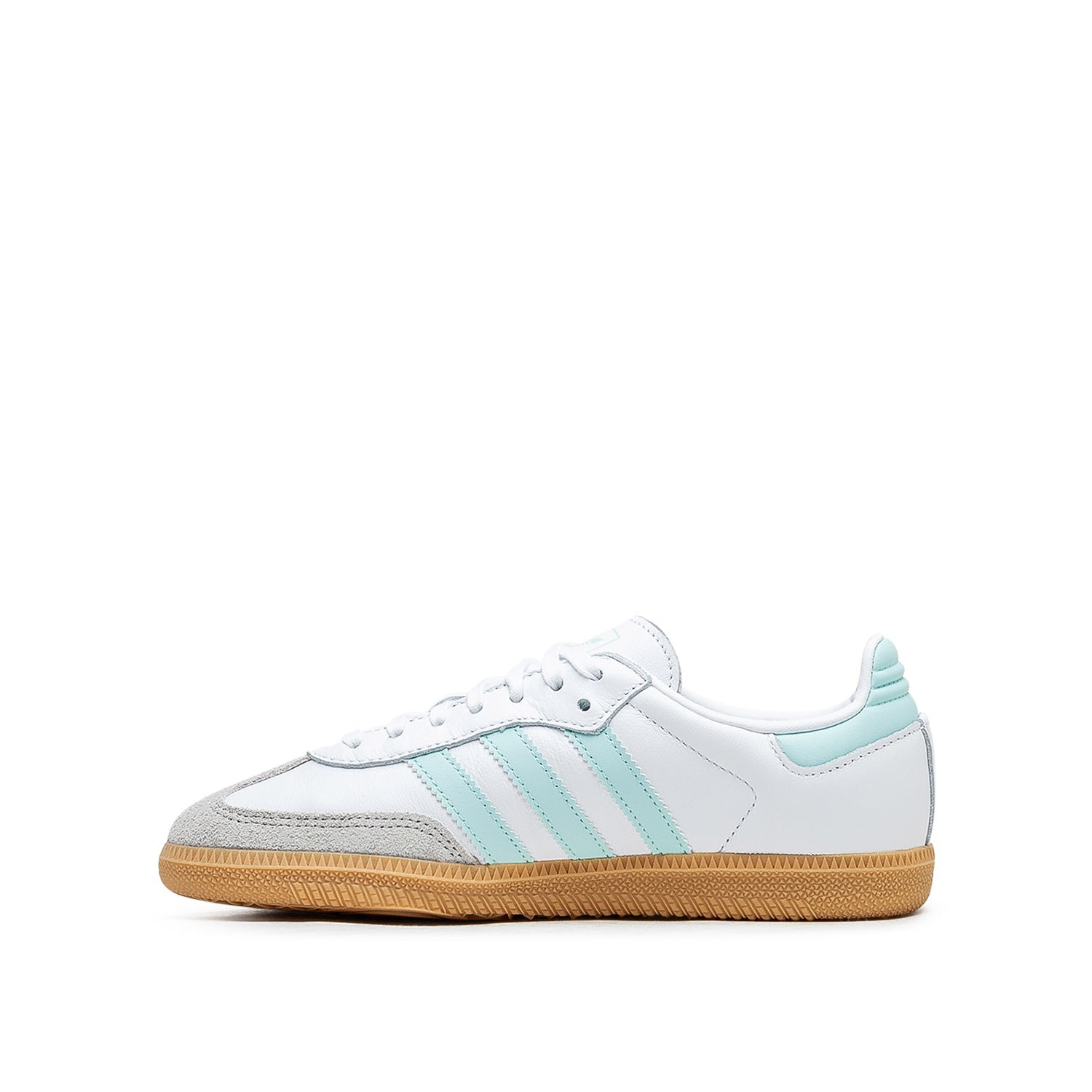 adidas JUNIOR Samba OG (Weiss / Hellblau) - Allike Store