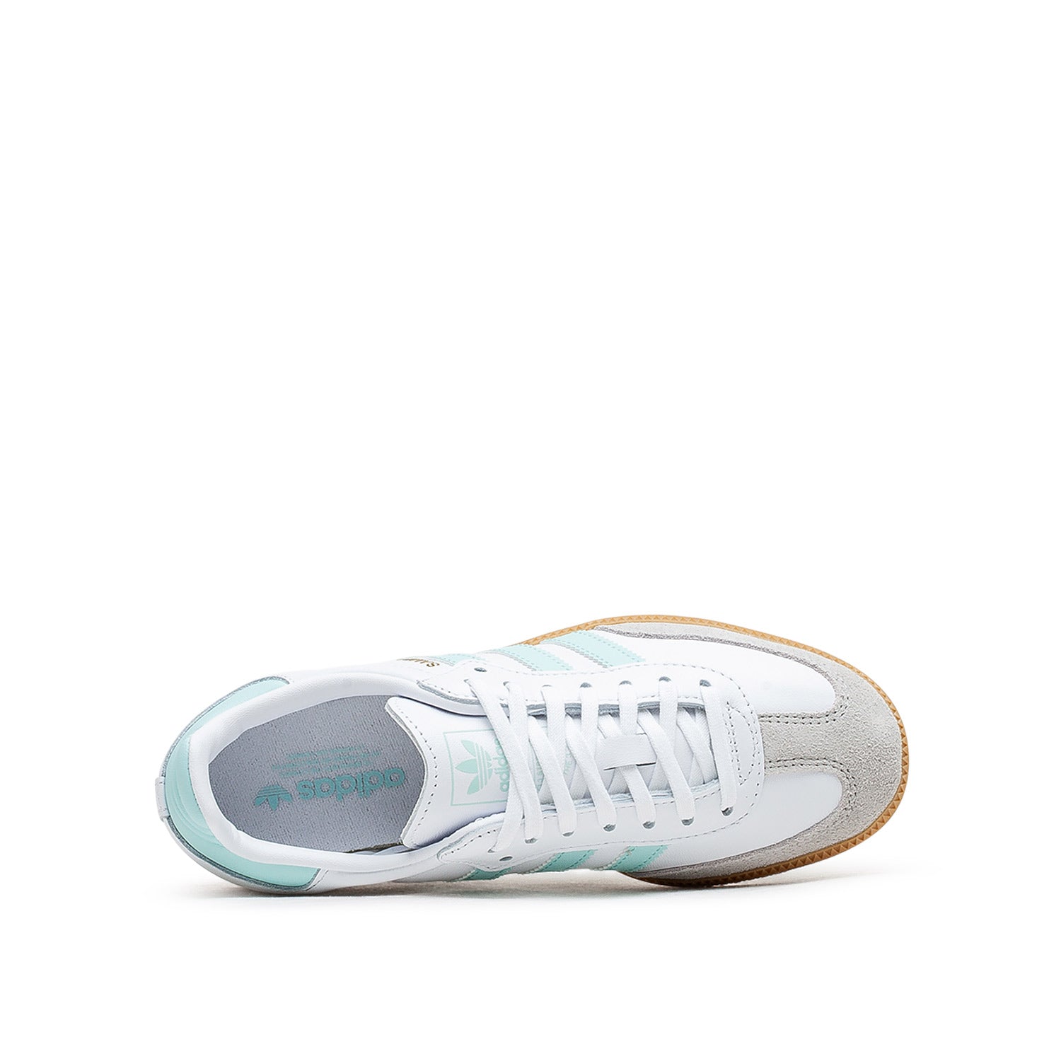 adidas JUNIOR Samba OG (Weiss / Hellblau) - Allike Store