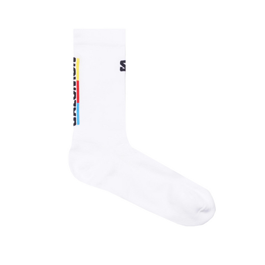 Salomon Pulse Race Flag Crew Socken (Weiß)  - Allike Store
