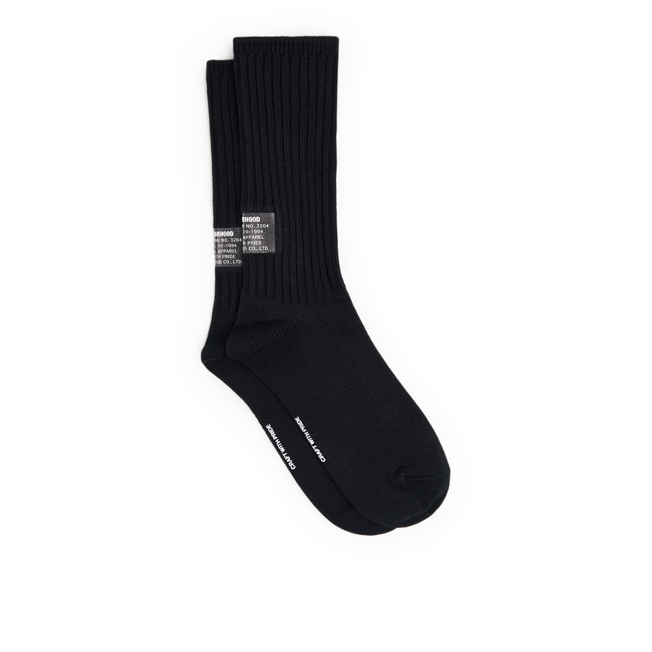 Neighborhood Rib Socks (Schwarz)  - Allike Store