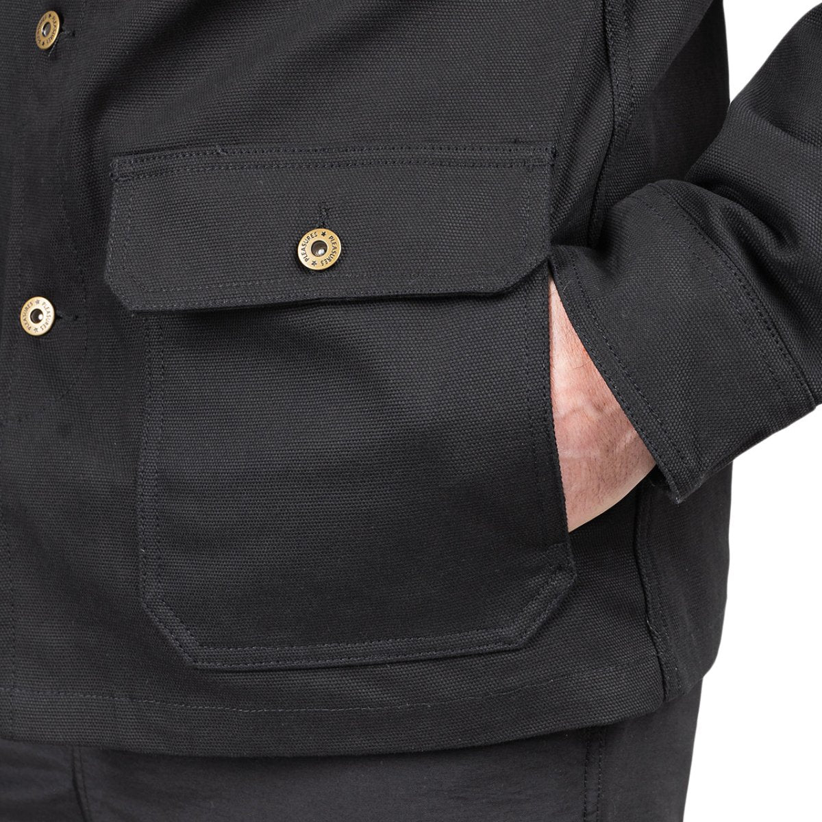 Pleasures Spike Chore Jacket (Schwarz)  - Allike Store